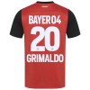 Conjunto (Camiseta+Pantalón Corto) Bayer 04 Leverkusen Alejandro Grimaldo 20 Primera Equipación 2024-25 - Niño